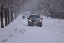 صورة ما هي الطرقات المقطوعة بسبب الثلوج صباح اليوم؟