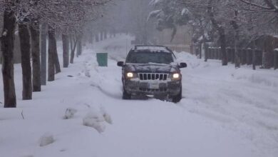 صورة ما هي الطرقات المقطوعة بسبب الثلوج صباح اليوم؟